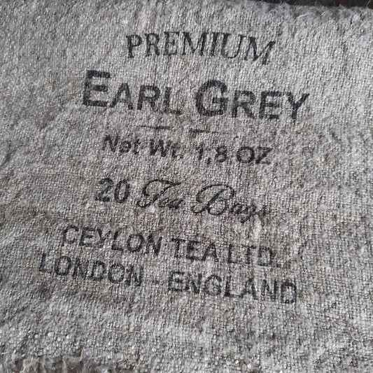 Shabby doek tekst Earl Grey