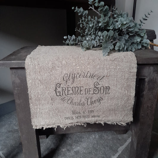 Shabby doek tekst Creme de son