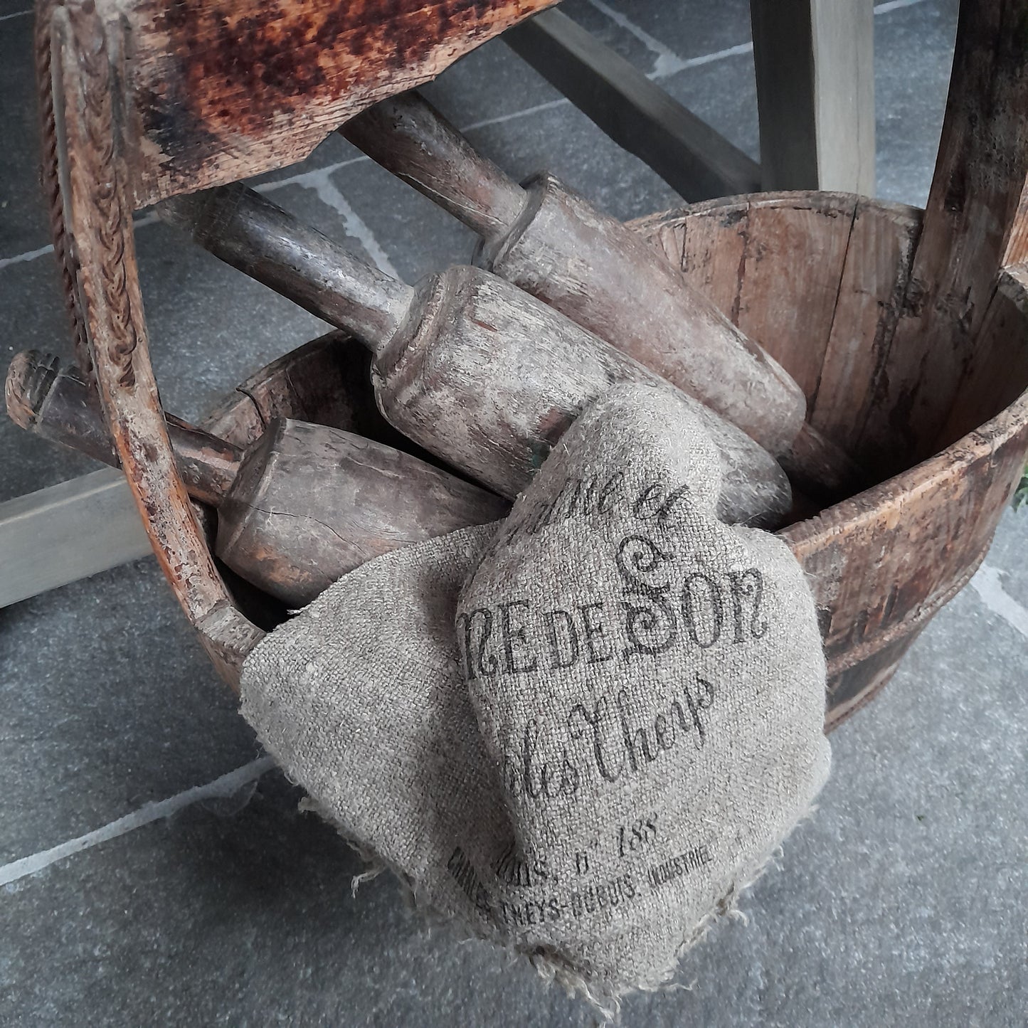 Shabby doek tekst Creme de son