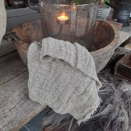 Shabby doek Chippy naturel