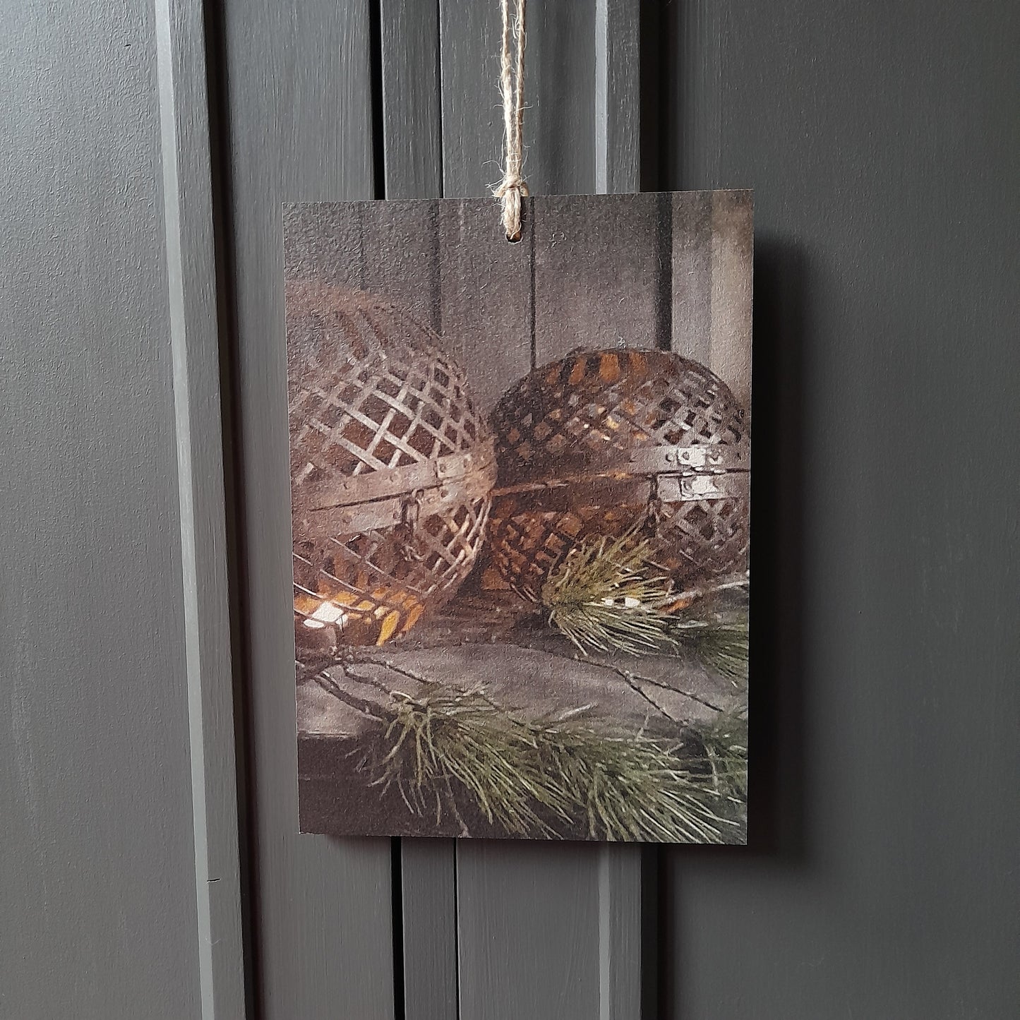 Decoratie bord metalen ballen stoer sober