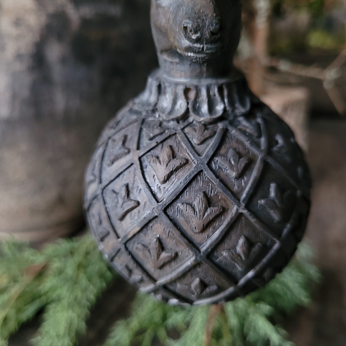 Rendier ornament aan touw