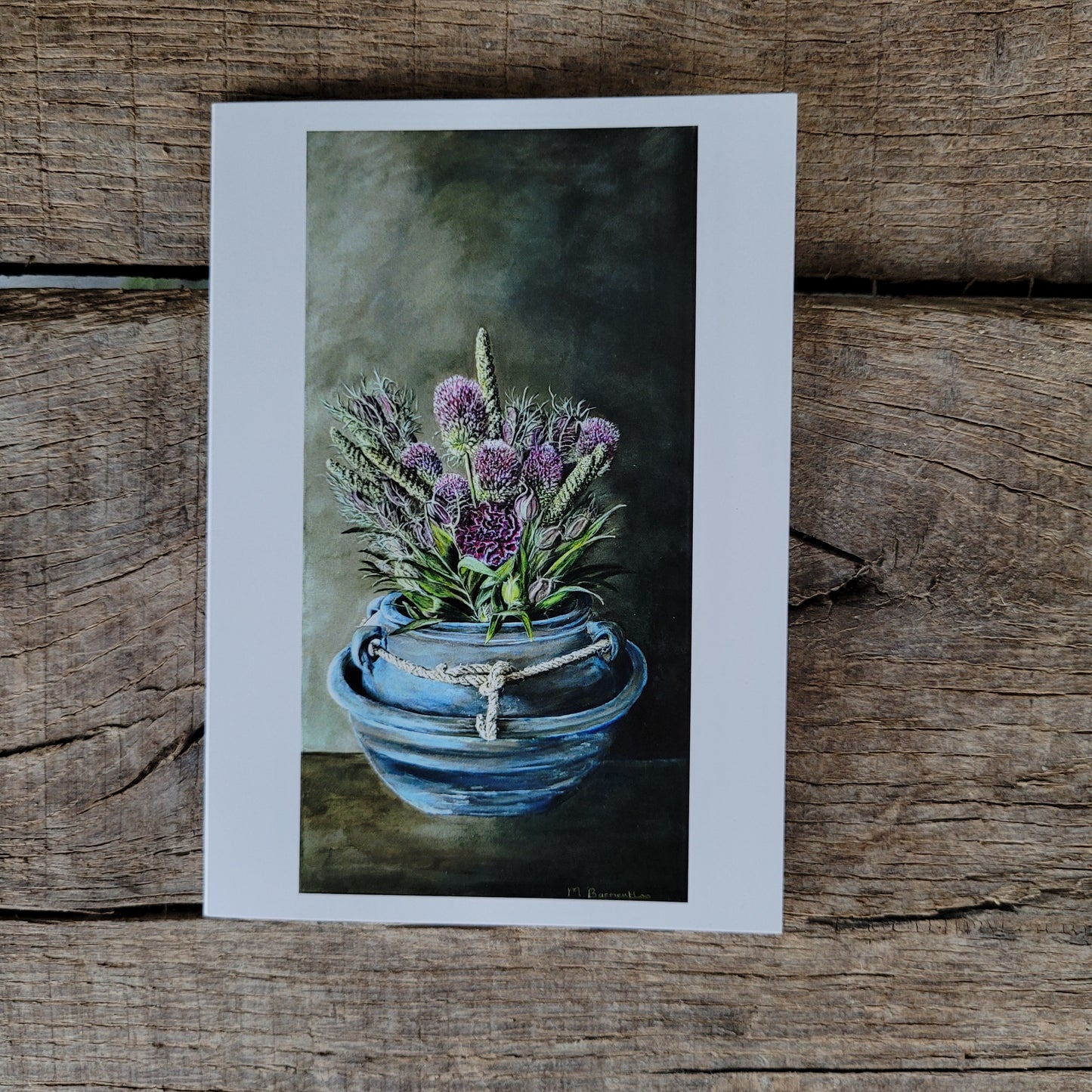 Wenskaart bloemen