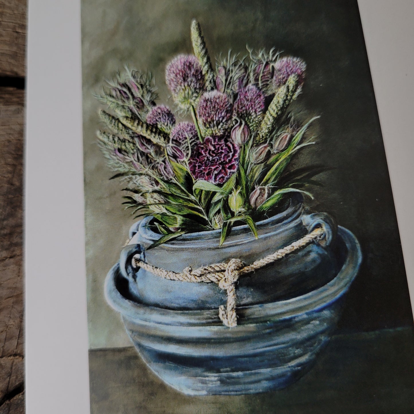 Wenskaart bloemen