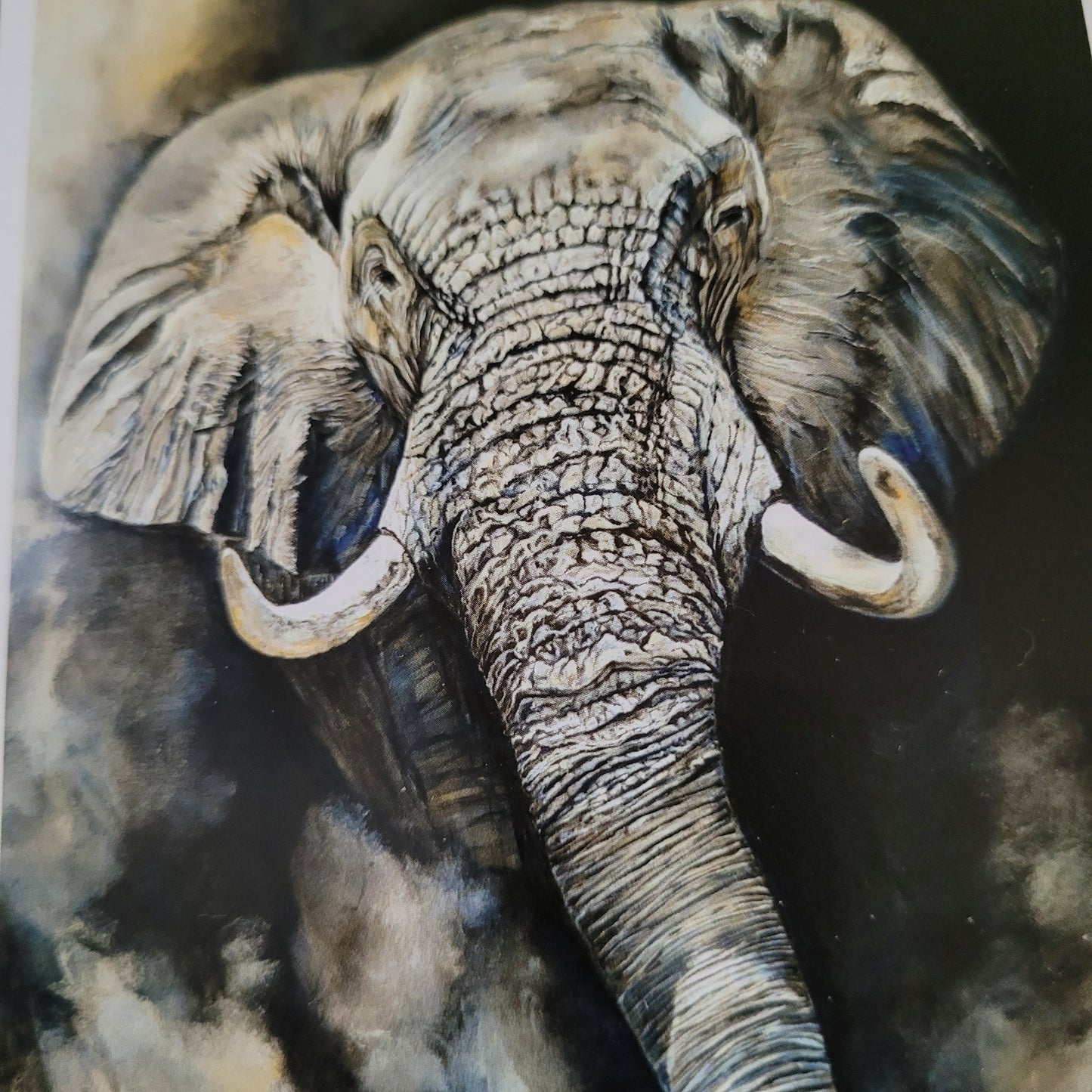 Wenskaart olifant