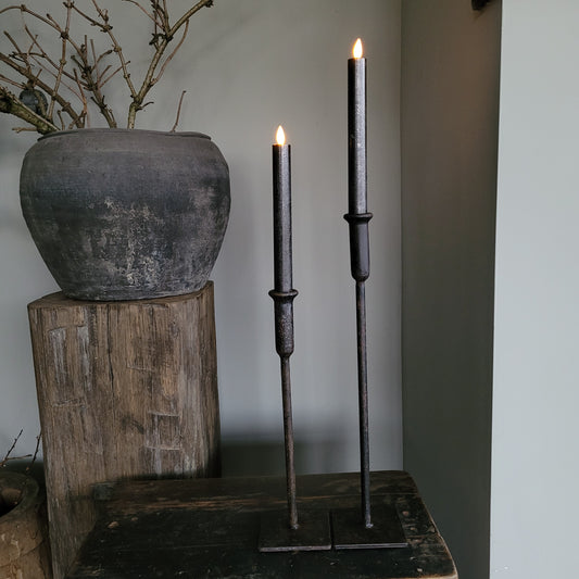 Kandelaar metaal stoer maat M