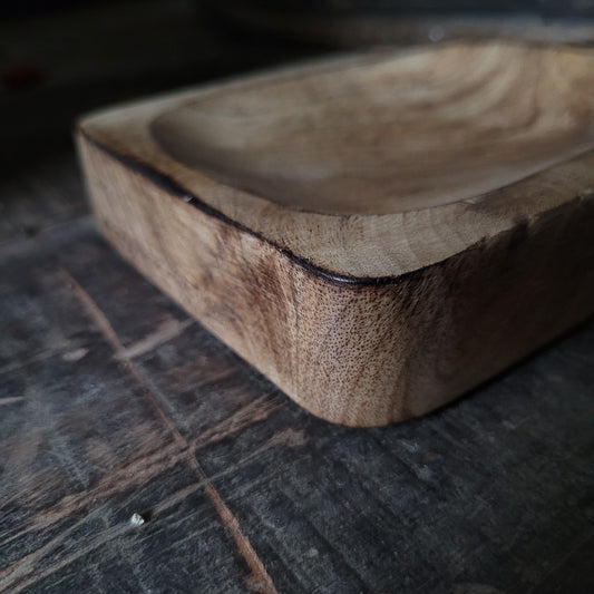 Stoer Houten schaaltje L