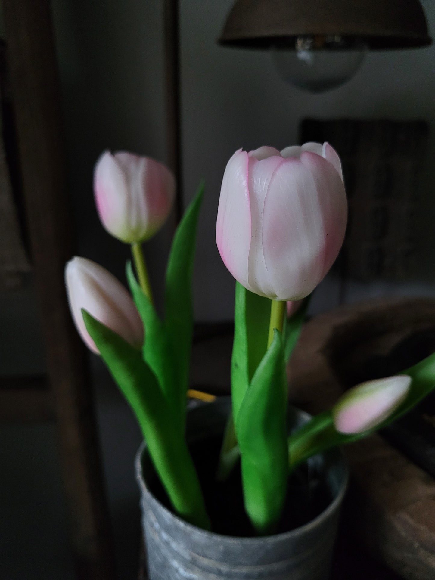 Tulpen kunst in potje