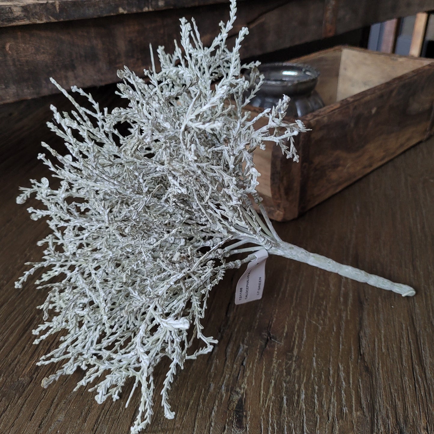 Zilverstruikje kunst bos 30cm