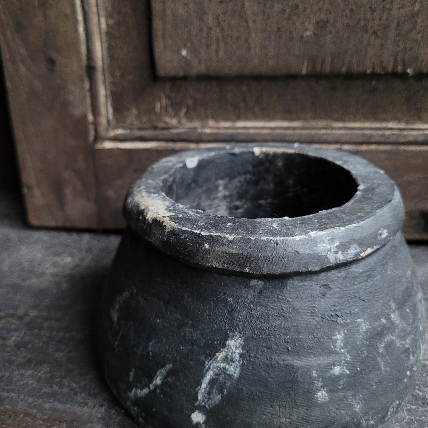 Oud spekstenen pot nr. 6