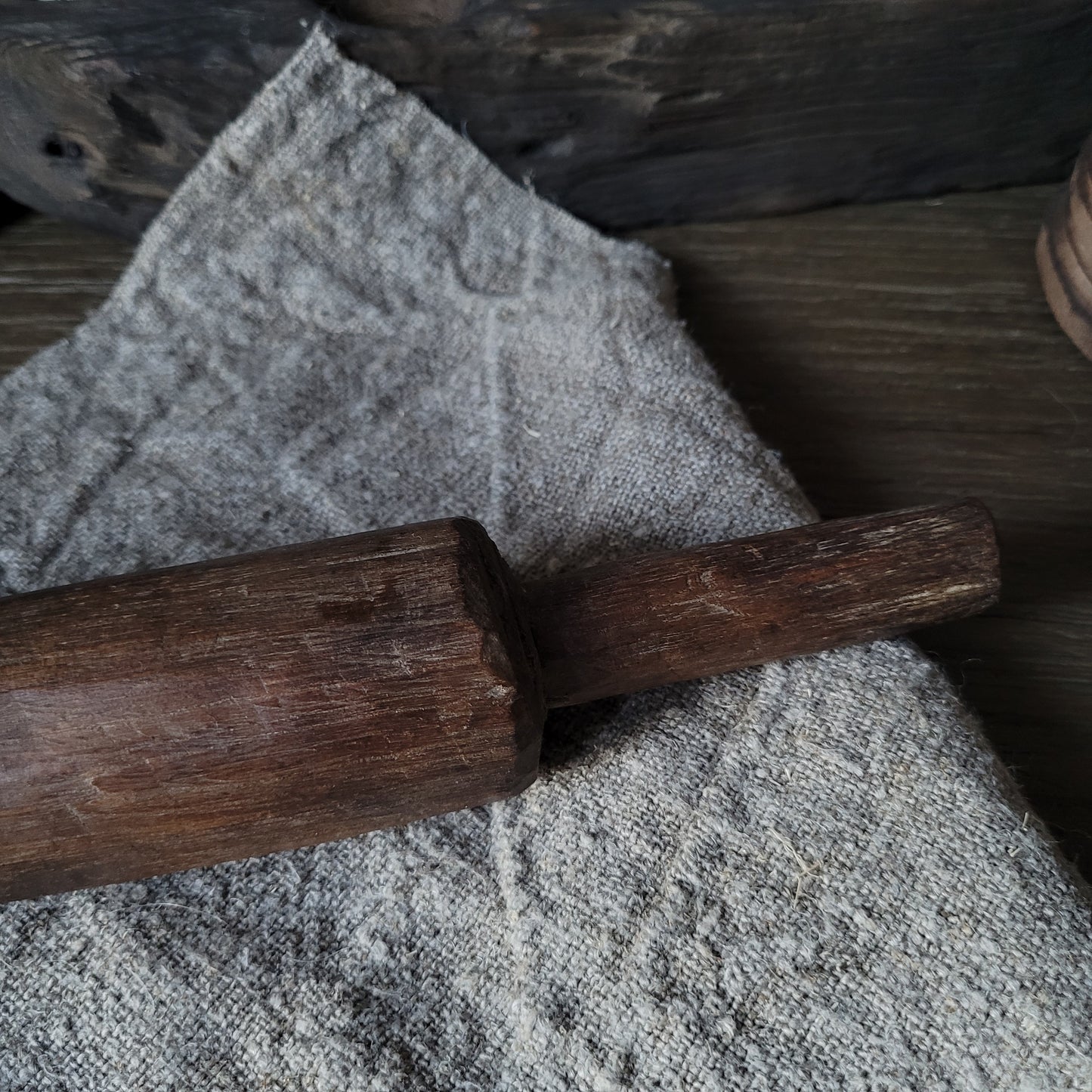 Deegroller oud hout