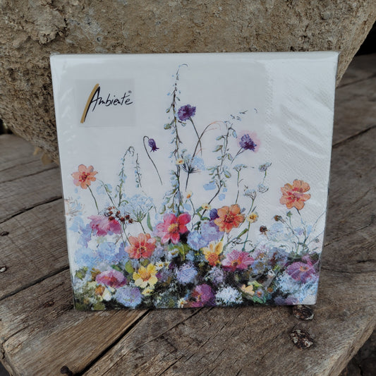 Servetten Wildbloemen 20 stuks