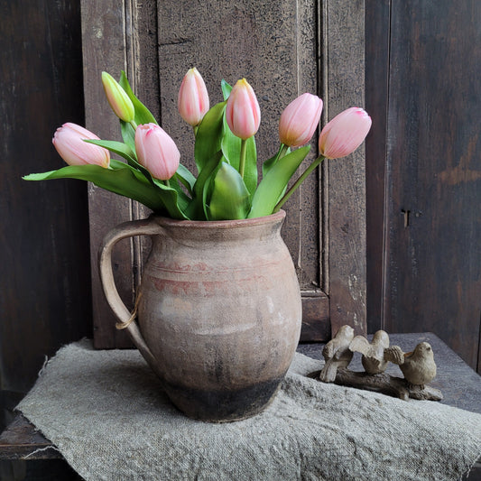 Bos kunst tulpen roze 32cm