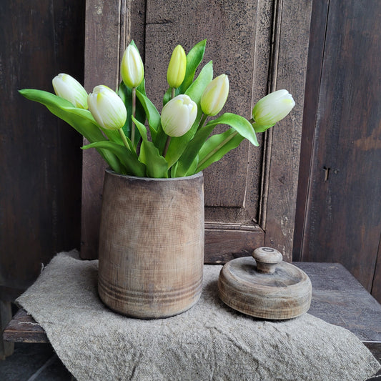 Bos kunst tulpen wit 32cm