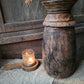 Oud houten nepalese kruik nr. 40