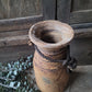 Oud houten nepalese kruik met touw nr. 50
