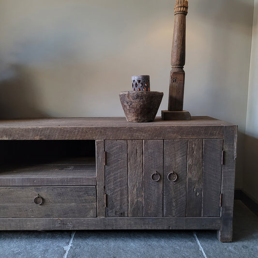 Tv meubel | dressoir oud hout driftwood XL (bestelbaar)