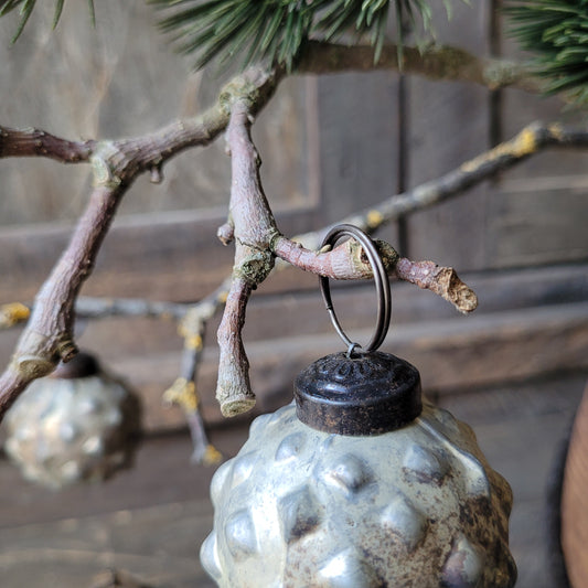 Kerstbal antiek glas