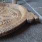 Uniek oud houten chapati schaal