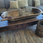 Uniek oud houten trog XL