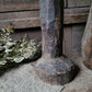 Uniek oud houten kandelaar | ornament (links)