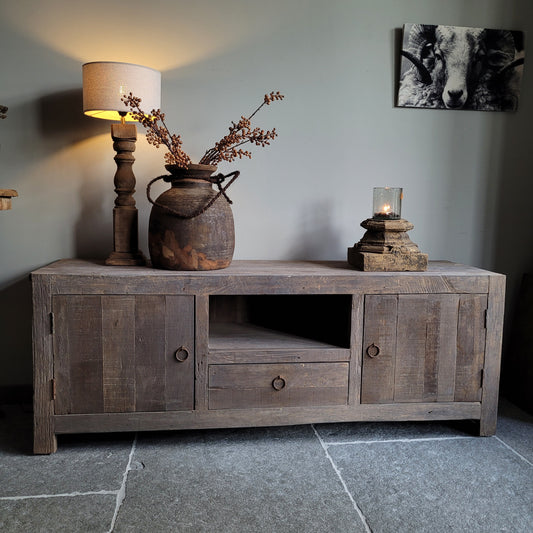 Tv meubel | dressoir 150cm oud hout driftwood