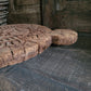 Oud houten bajot plank op pootjes