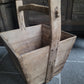 Oud houten Chinese rijstbak met handvat