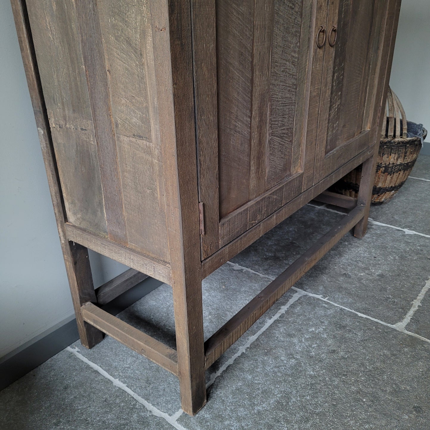 Kast oud hout driftwood Jenong 2-deurs