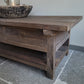 Salontafel driftwood Jenong 2 lades + onderblad