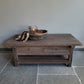 Salontafel driftwood Jenong 2 lades + onderblad