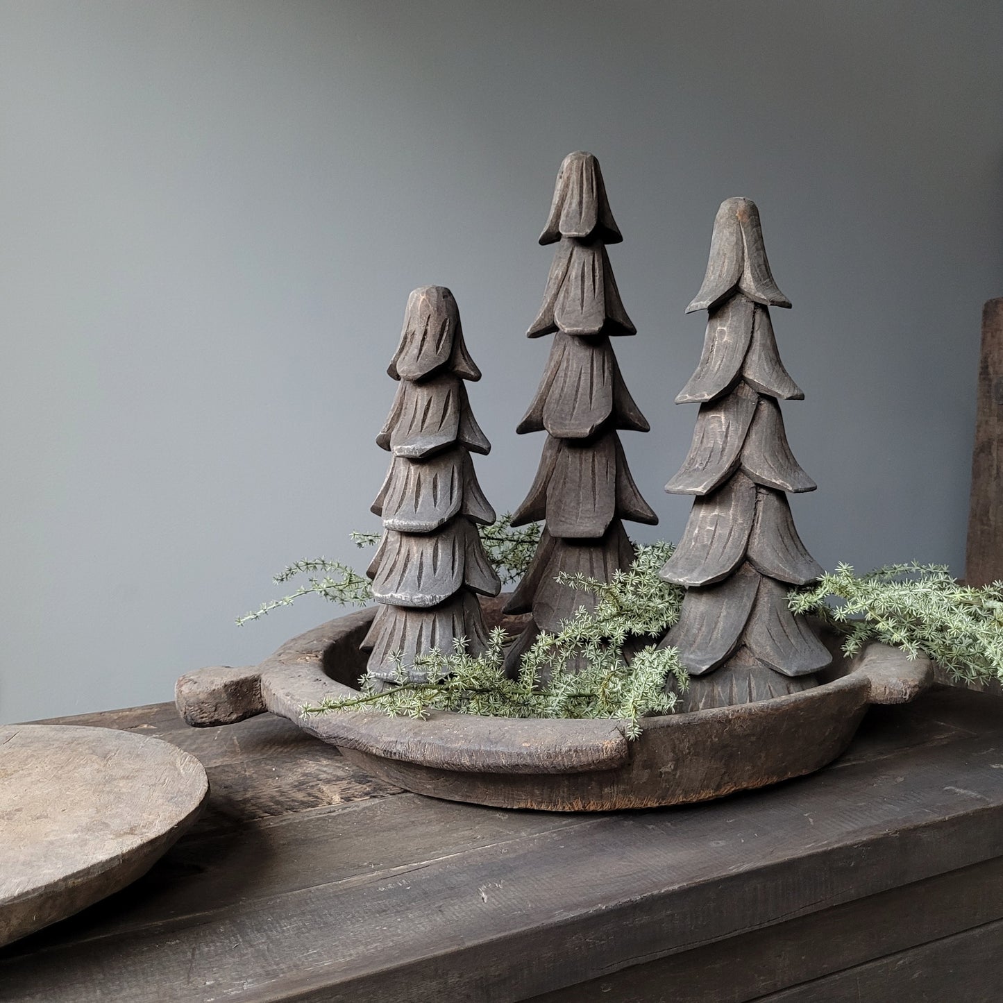 Kerstboom massief hout L