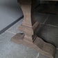 Kloostertafel driftwood oud hout sober (bestelbaar)