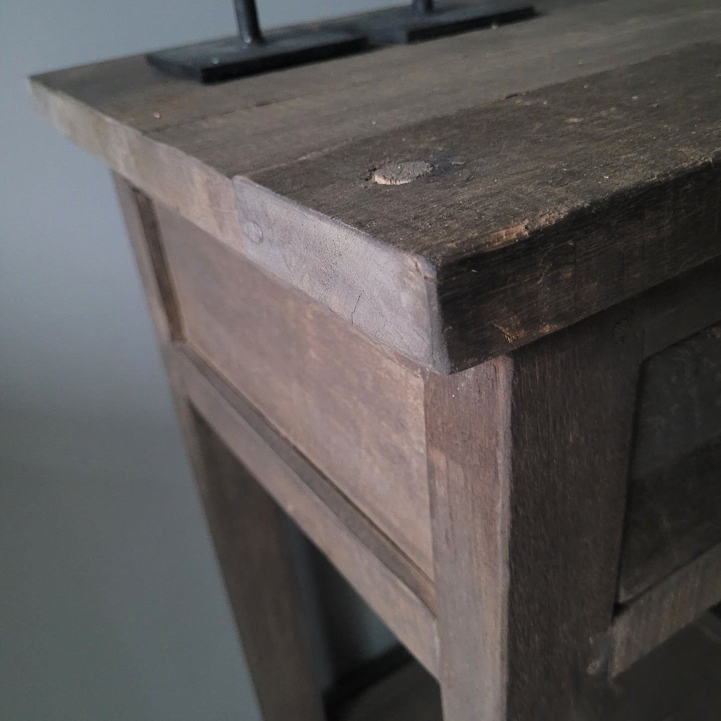 Sidetable | bijzettafel driftwood 2 lades