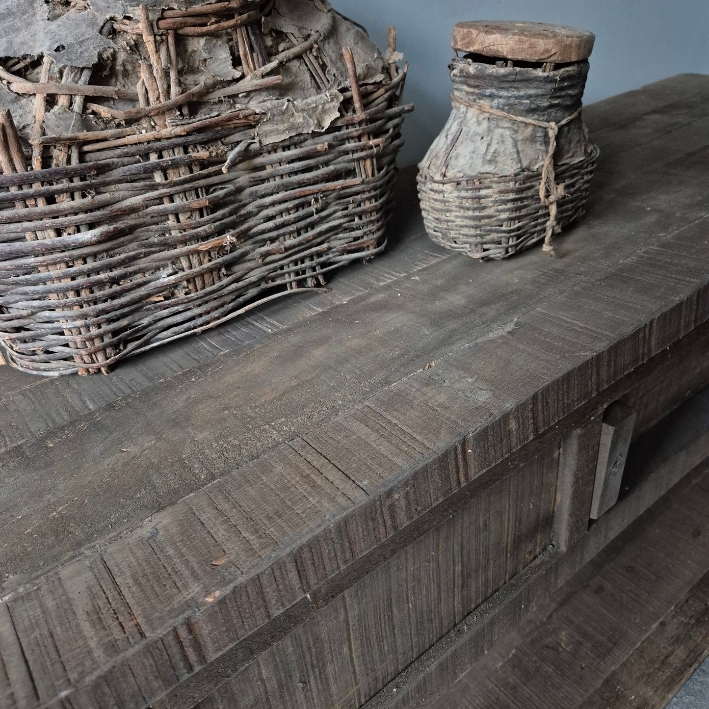 Sidetable schuifvak en onderblad | driftwood