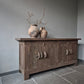 Dressoir oud hout driftwood schuifslot