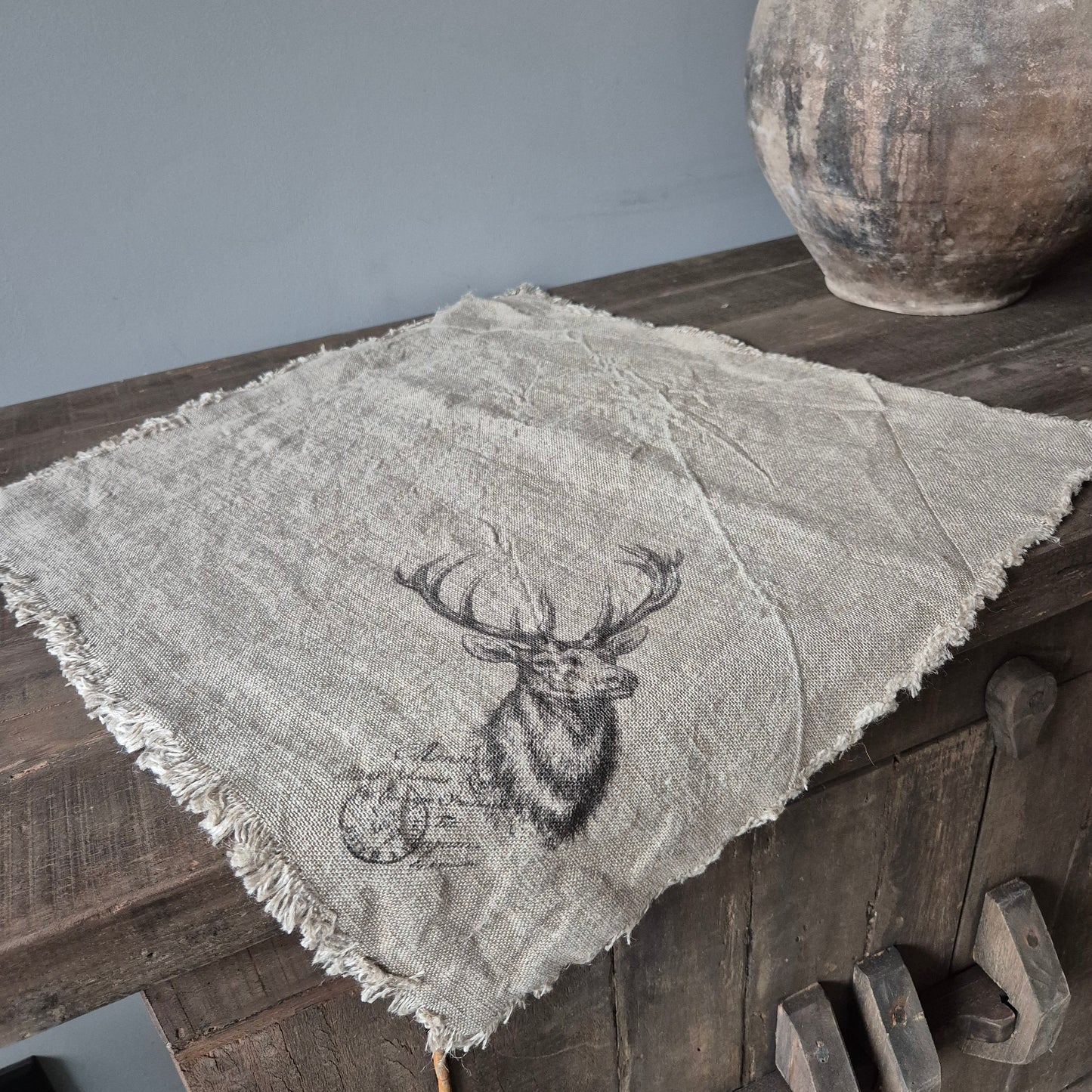Shabby doek Rendier | 45x50cm