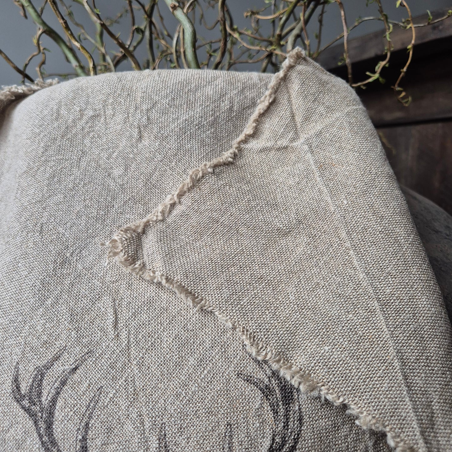 Shabby doek Rendier | 45x50cm