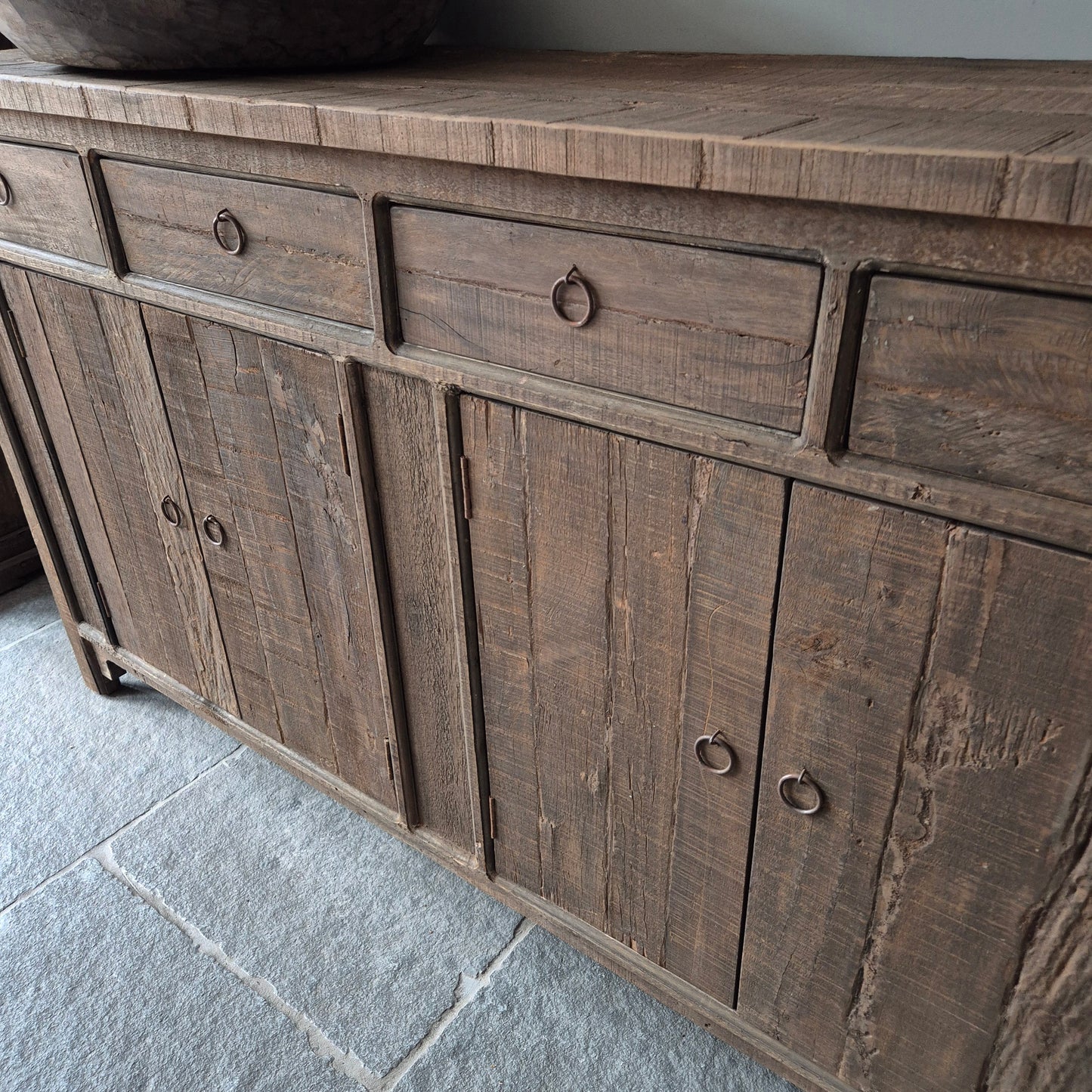 Dressoir driftwood 4-deurs/lades
