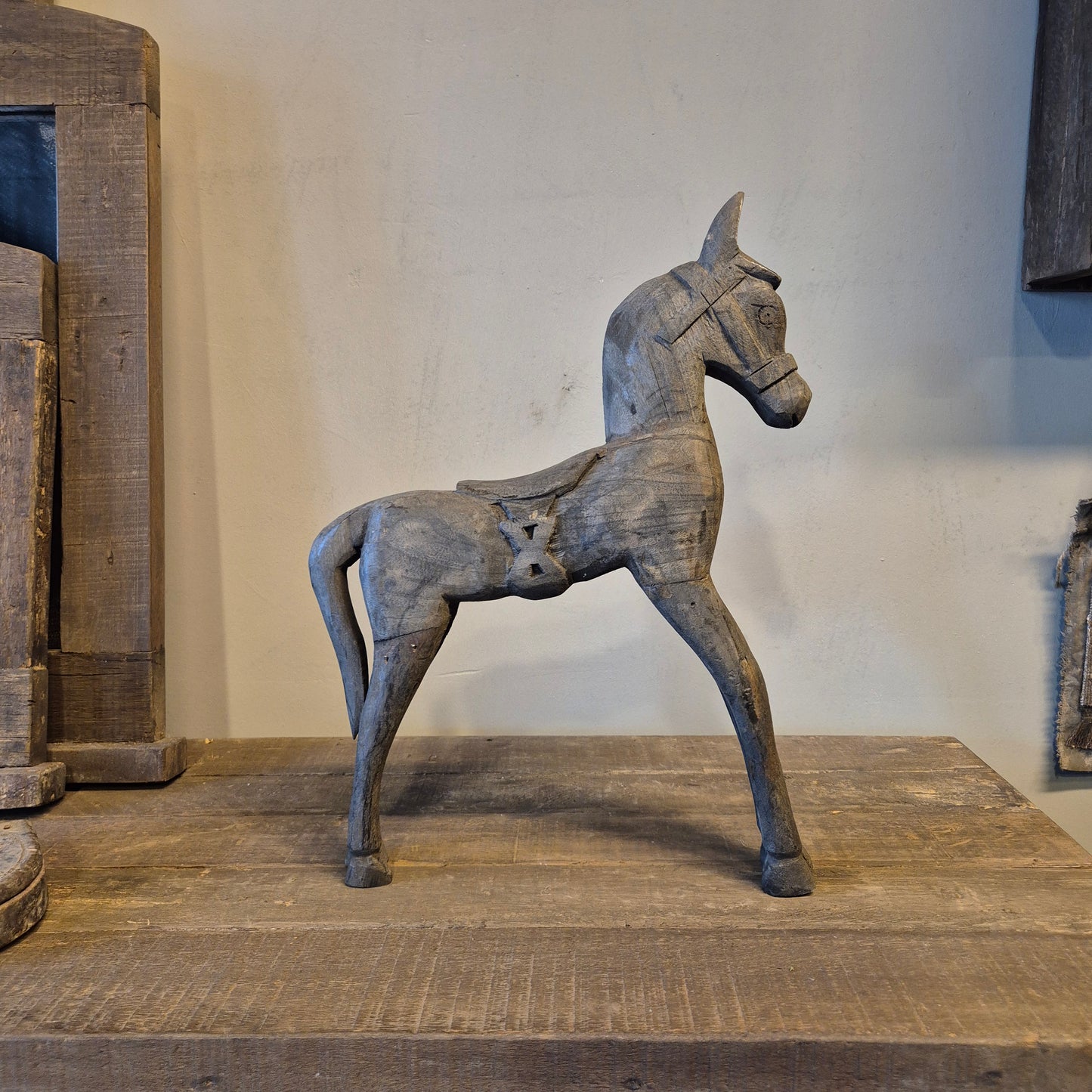 Uniek houten paard M
