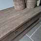 Salontafel driftwood 4 lades + onderblad 120cm