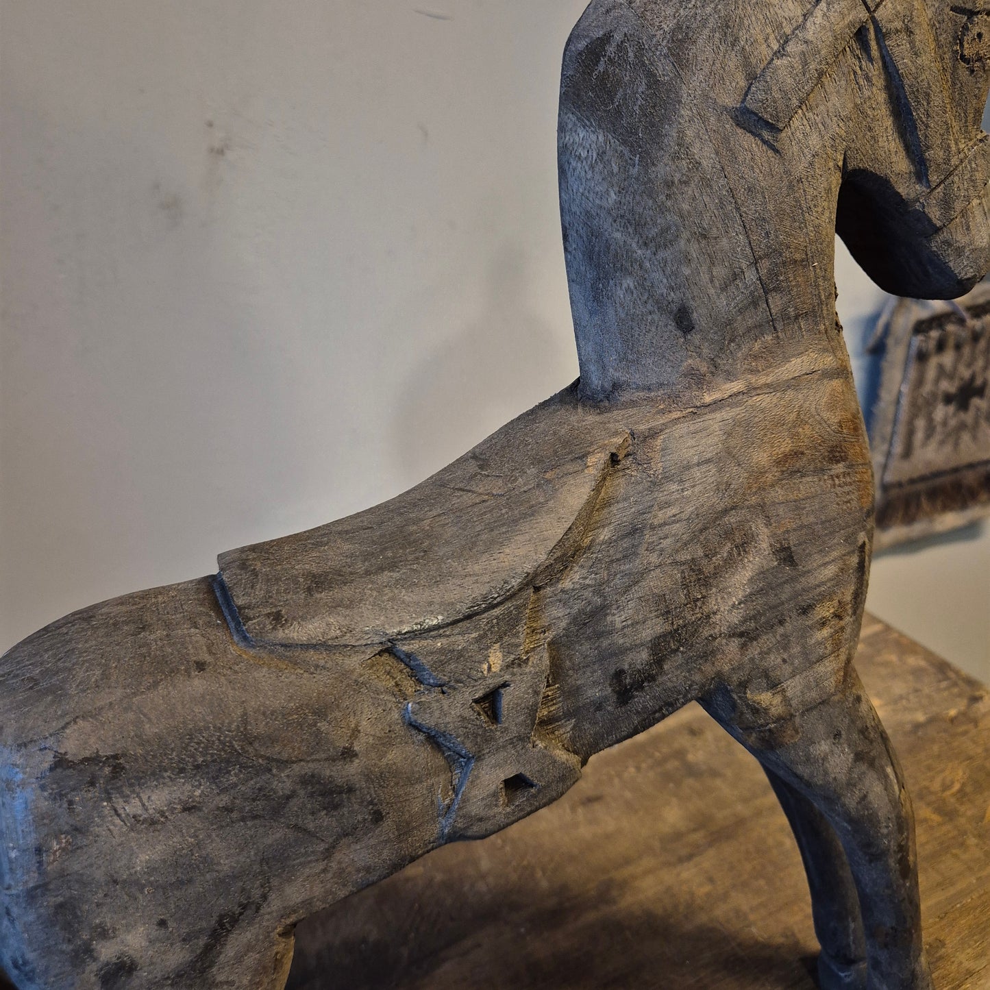 Uniek houten paard M