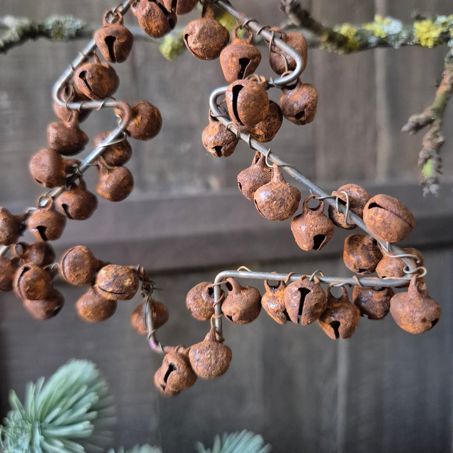 Roest hanger belletjes | Kerstboom