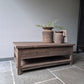 Salontafel driftwood 4 lades + onderblad 120cm
