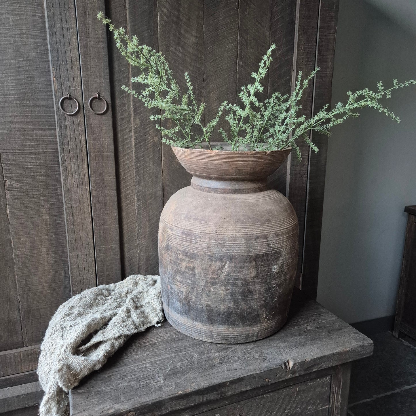 Oud houten kruik nr. 136