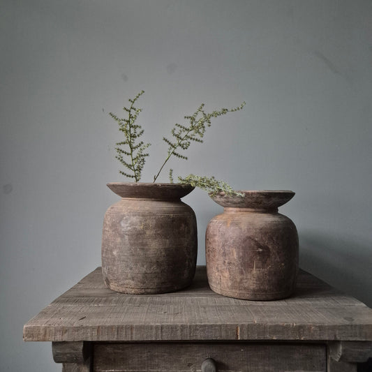 Oud houten kruik nr. 141 (rechts)