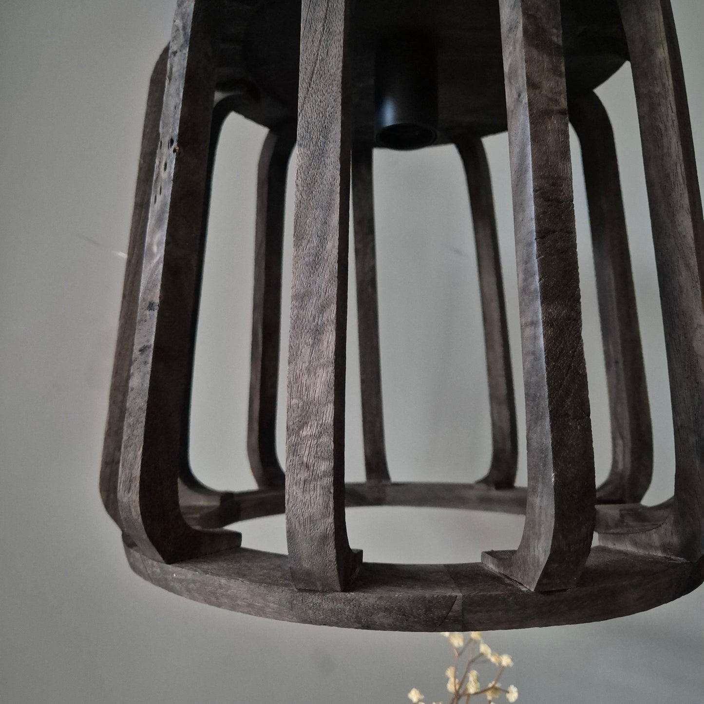 Hanglampen Umber hout | set van 2