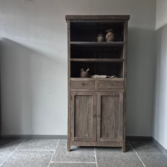 Kast driftwood 2-deurs/lades | open vakken
