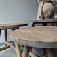 Salontafel oud hout driftwood set van 3