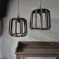 Hanglampen Umber hout | set van 2